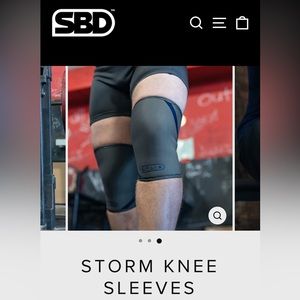 SBD XL Knee Sleeves Storm